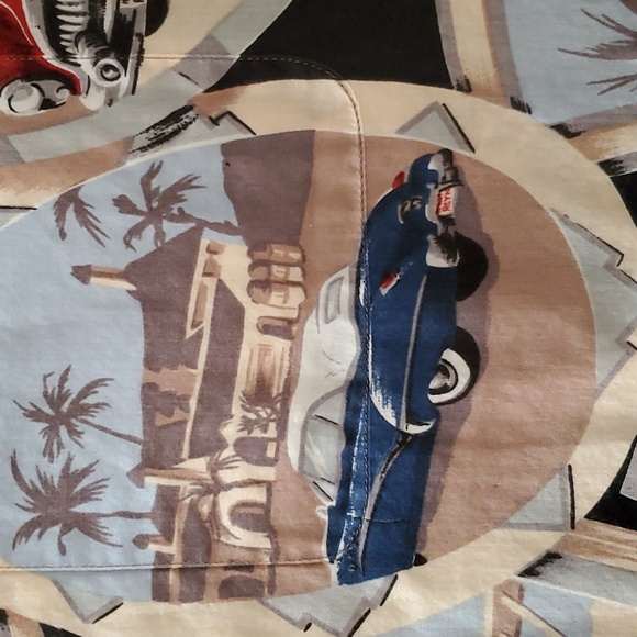 Reyn Spooner Vintage Buick Super 8 Special American Classic Cars Aloha Shirt XL - Picture 9 of 12